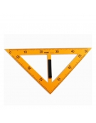 Plastic Triangle 45° 40cm