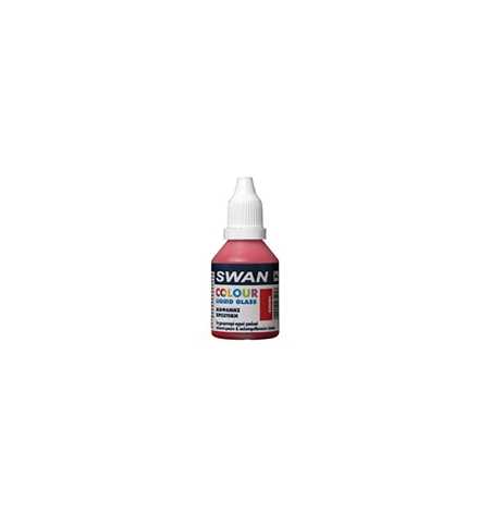 Swan Colour Liquid Glass 30ml - Red