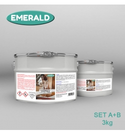 Liquid Glass (2 components) 3kg - Emerald