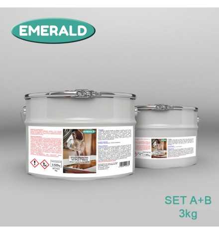Υγρό γυαλί (2 συστατικών) 3kg - Emerald