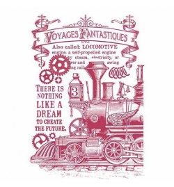 Stencil 21x29.7cm (A4) "Steam Train" - Stamperia