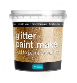 Glitter Paint Maker 75gr Gold - Polyvine