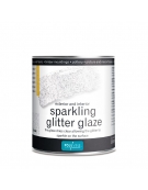 Sparkling Glitter Glaze 500ml Silver - Polyvine