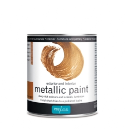 Metallic paint 500ml Antique Gold - Polyvine