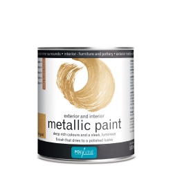 Metallic paint 500ml Pale Gold - Polyvine