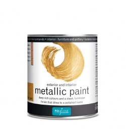 Metallic paint 500ml Bright Gold - Polyvine