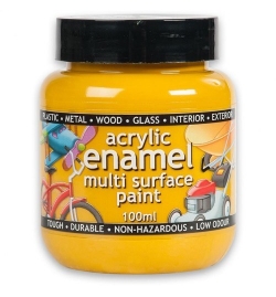 Acrylic Enamel Paint 100gr Yellow
