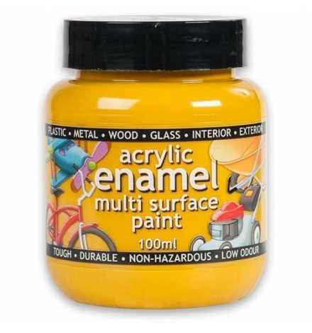 Acrylic Enamel Paint 100gr Yellow