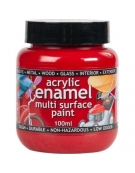 Acrylic Enamel Paint 100gr Bright Red (44)