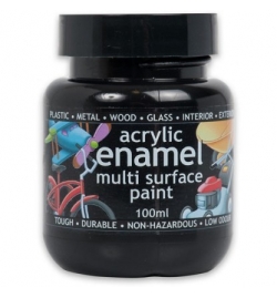 Acrylic Enamel Paint 100gr Black (43)