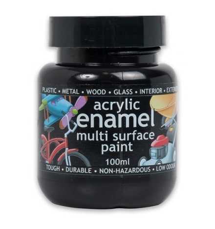 Acrylic Enamel Paint 100gr Black (43)