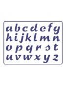 Stencil 15x20cm "Alphabet" - Pentart