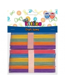 Wooden Spatulas Colored 80pcs - Littlies