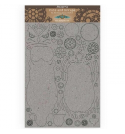 Greyboard A4 Sir Vagabond owl - Stamperia