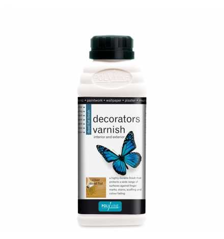 Decorators Varnish 500ml Dead Flat - Polyvine