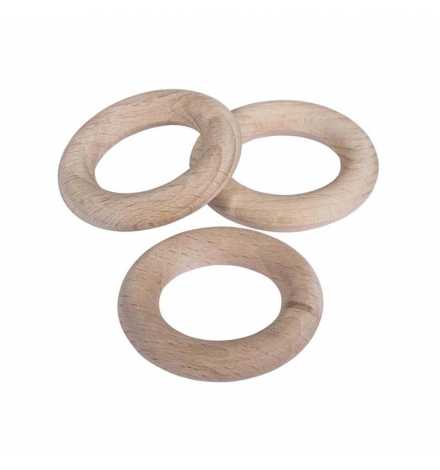 Wooden ring 3.5cm OD / 2cm ID