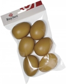 Plastic Eggs 6cm 6 pcs