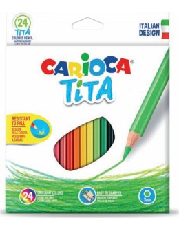 Χρωματιστά Μολύβια Tita 24pcs - Carioca