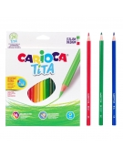 Pencils Colored Wood Free Set 24pcs - Carioca