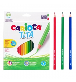 Χρωματιστά Μολύβια Tita 24pcs - Carioca