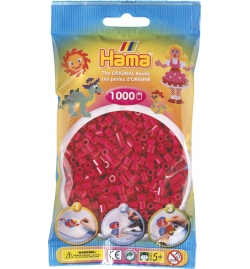 Συσκευασία με 1000 beads - Κόκκινο (Claret)