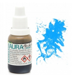 Alcohol Ink Aura 15ml Cyan - Renesans