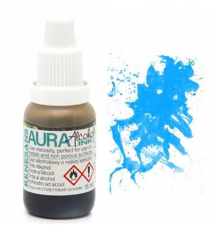 Alcohol Ink Aura 15ml Cyan - Renesans