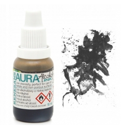 Alcohol Ink Aura 15ml Μαύρο  - Renesans