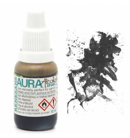 Alcohol Ink Aura 15ml Black - Renesans