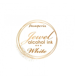 Jewel Alcohol Ink 18 ml White - Stamperia