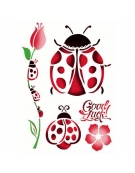 Stencil 21x29.7cm (A4) "Ladybugs" - Stamperia