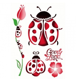Στένσιλ 21x29.7cm (A4) "Ladybugs" - Stamperia