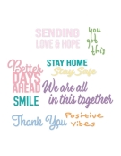 Sizzix Thinlits Die Set 8PK Good Vibes