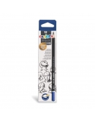 Pencils Black Lead HB 12pcs - Carioca