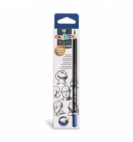 Pencils Black Lead HB 12pcs - Carioca