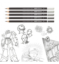 Pencils Black Lead HB 12pcs - Carioca