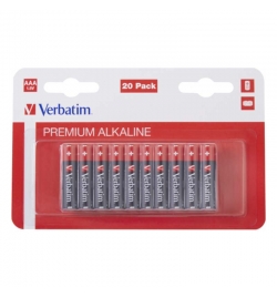 Μπαταρίες Αλκαλικές AAA (LR03 1.5V)  20pcs - Verbatim