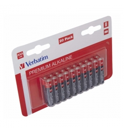 Μπαταρίες Αλκαλικές AAA (LR03 1.5V)  20pcs - Verbatim