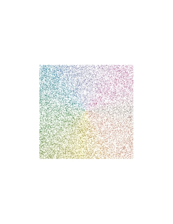 Glitter Paint Maker 75gr Rainbow - Polyvine