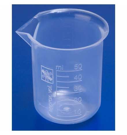 Δοχείο Όγκου Πλαστικό (Beaker)  50ml