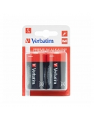 Alkaline Batteries D (1.5V) 2pcs - Verbatim