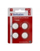 Lithium Batteries CR2025 4pcs - Verbatim