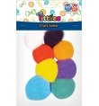 Pom Poms 45mm Assorted Colours 8pcs - Littlies
