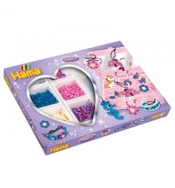 Hama Beads Μωβ κοσμήματα Activity Box