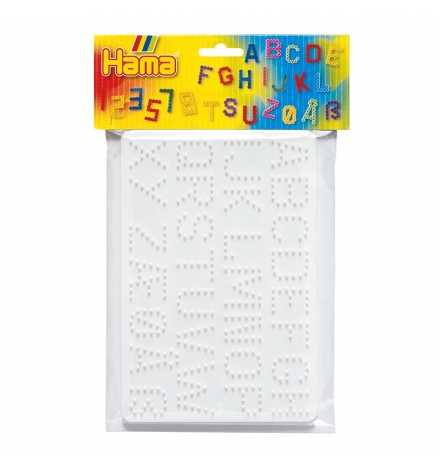 Pegboard Hama Beads Letters & Numbers