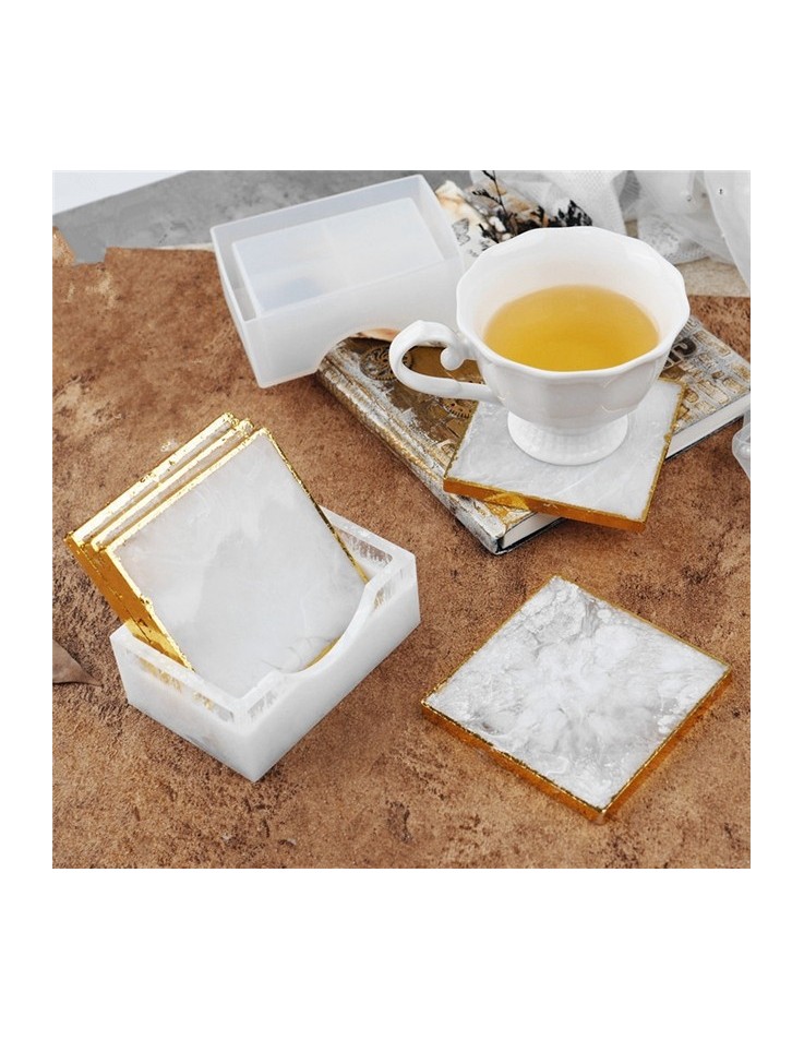Silicone Mold Coaster Storage Holder 71x104x40mm