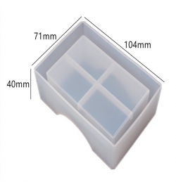 Silicone Mold Coaster Storage Holder 71x104x40mm