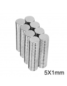 Neodymium Disc Magnet 5x1mm