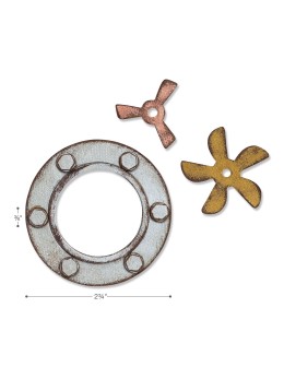 Μαχαίρι Sizzix Bigz Die Steampunk Parts by Tim Holtz