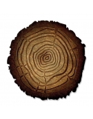 Bigz Die W/Texture Fades Tree Rings By Tim Holtz